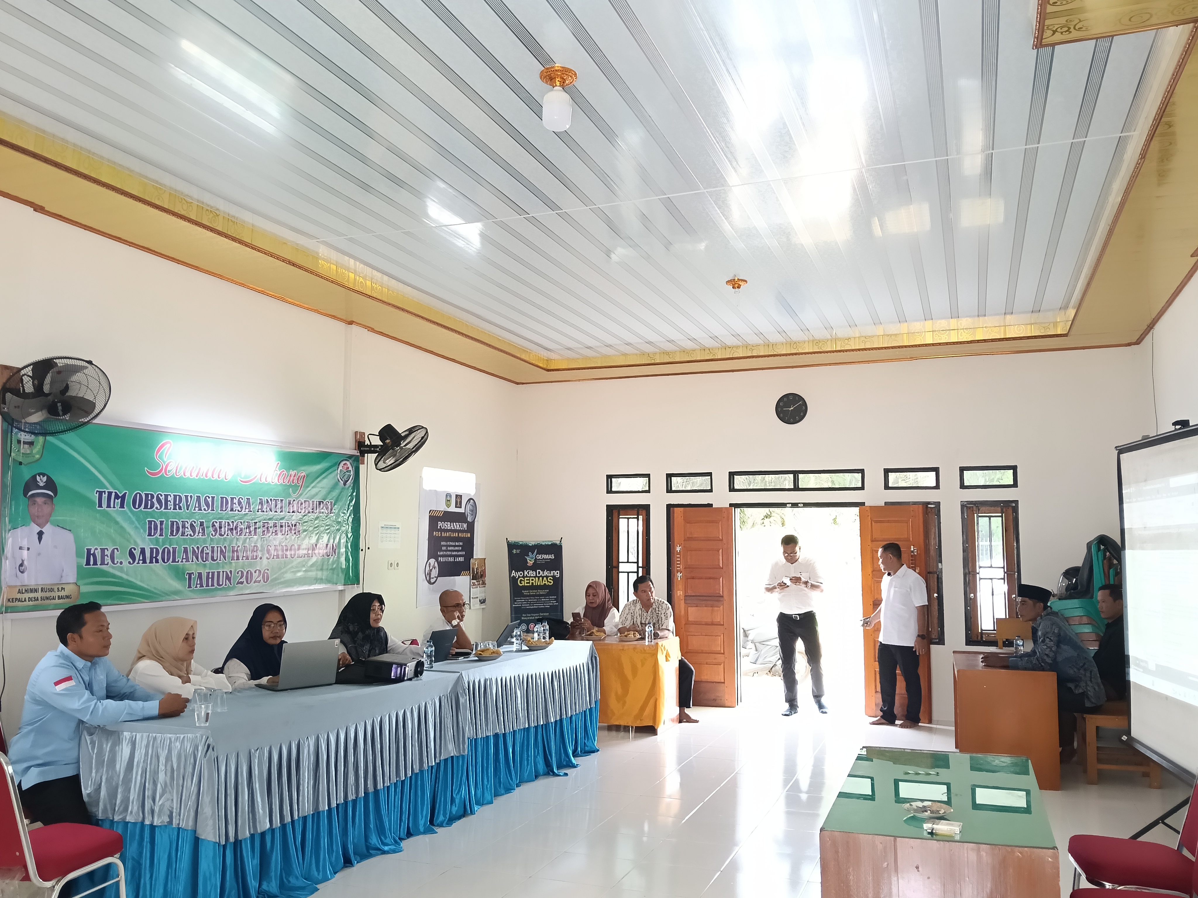 Monev Bersama Inspektorat Provinsi Terkait Calon Desa Anti Korupsi